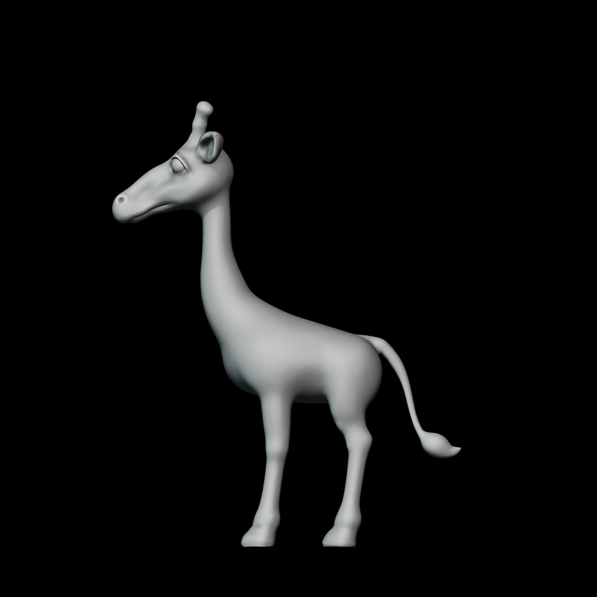 Giraffe 3D print model_5