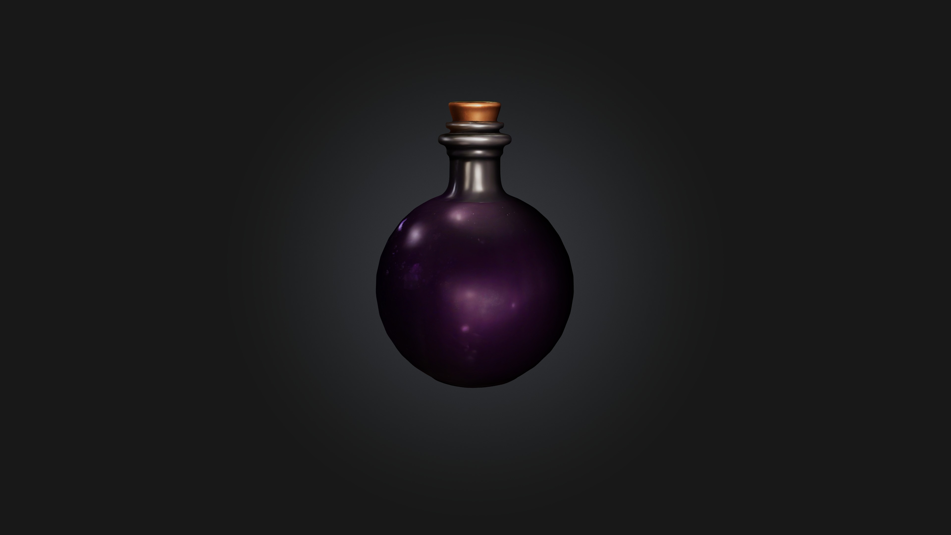 Cartoon Magic Potion 3D model_2
