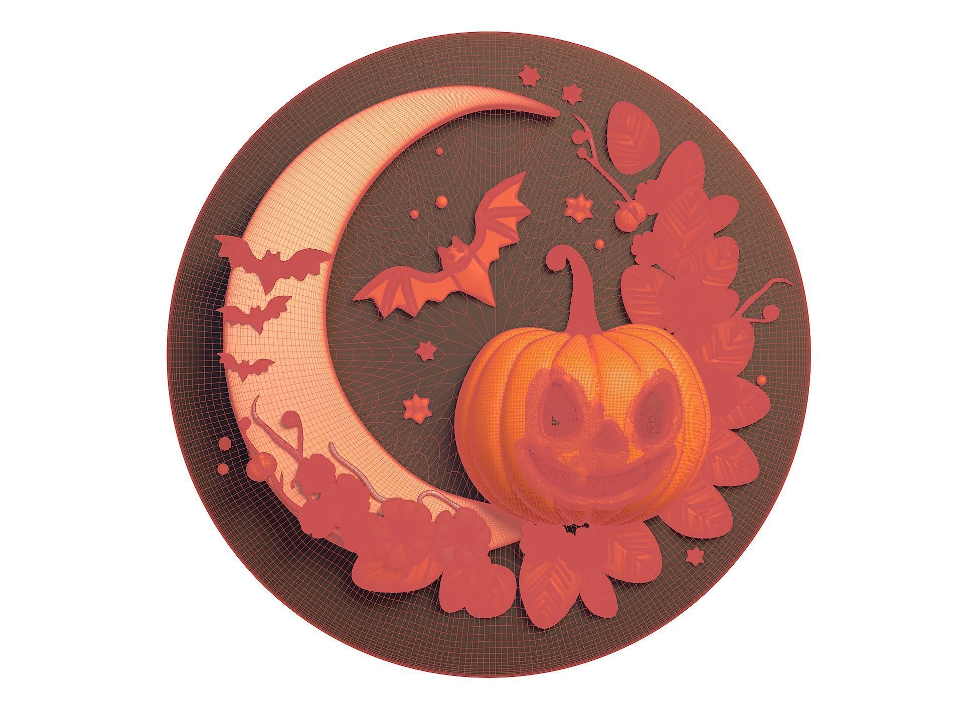 Halloween decorations 3D print model_4