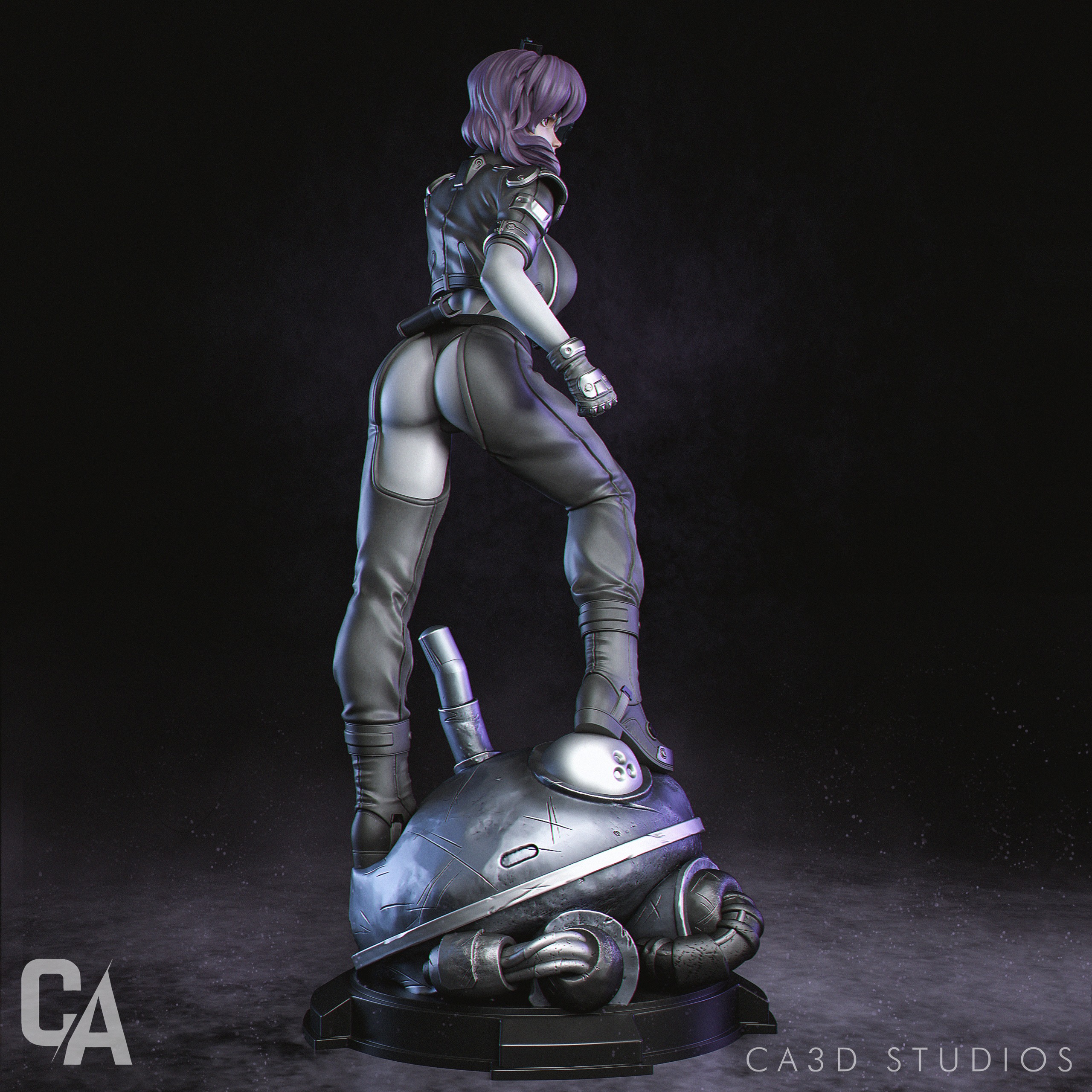 Motoko 3D print 3D print model_2