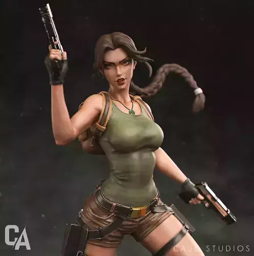 Lara Croft 3D Print