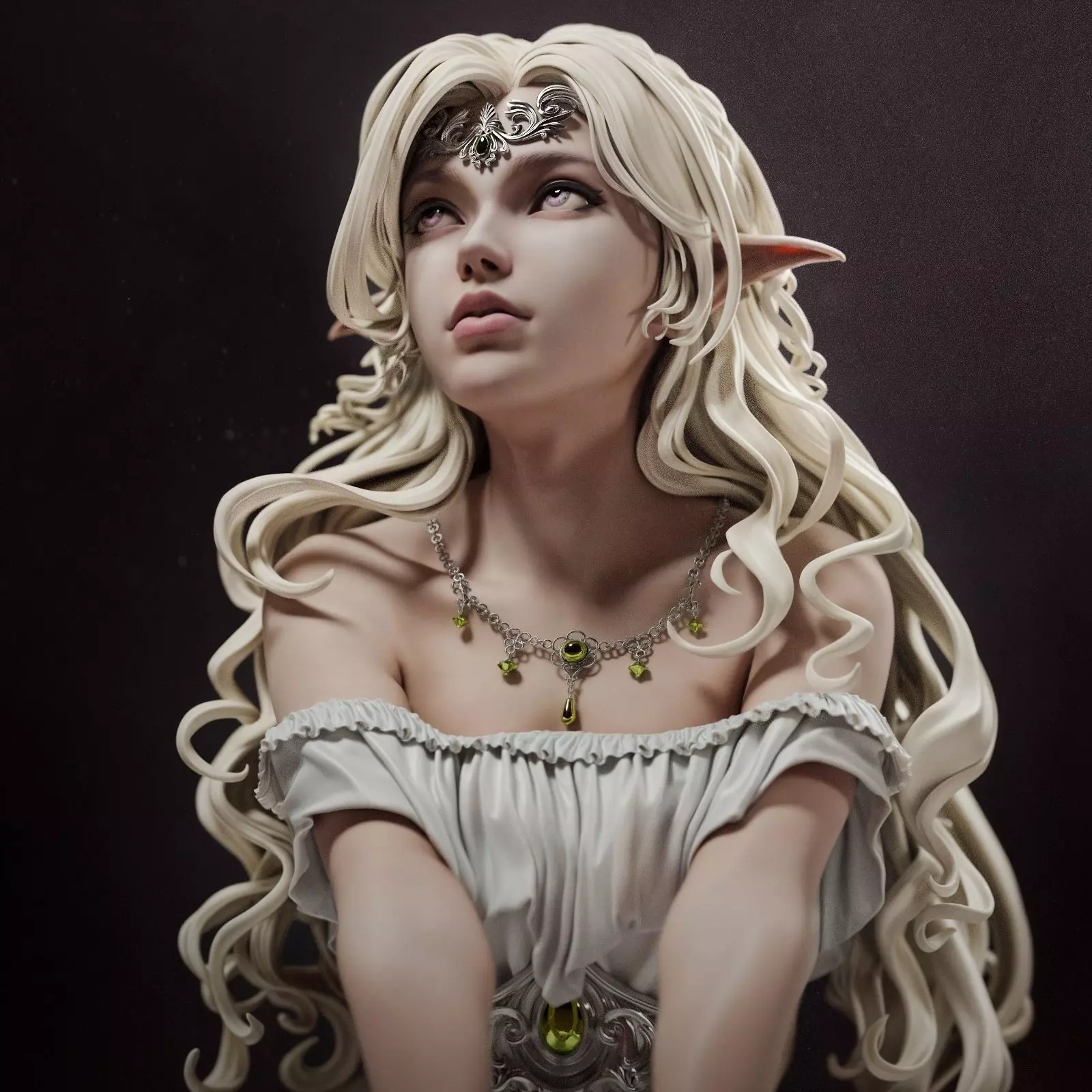 Elf Princess 3D Print 3D print model_0