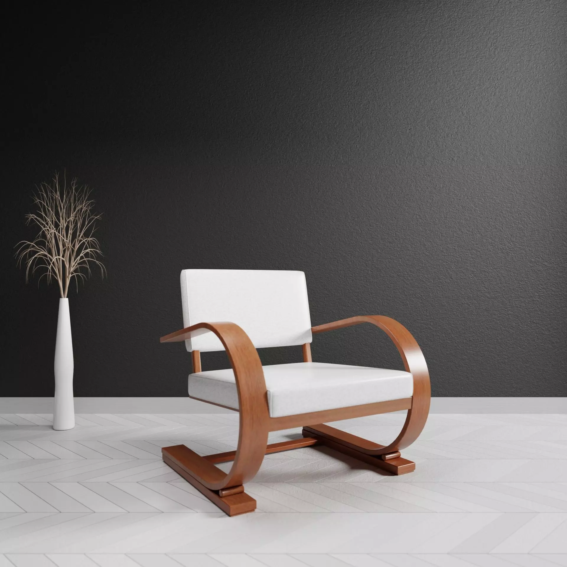 Furniture Armchair Crearq Model Brk03  3D model_0