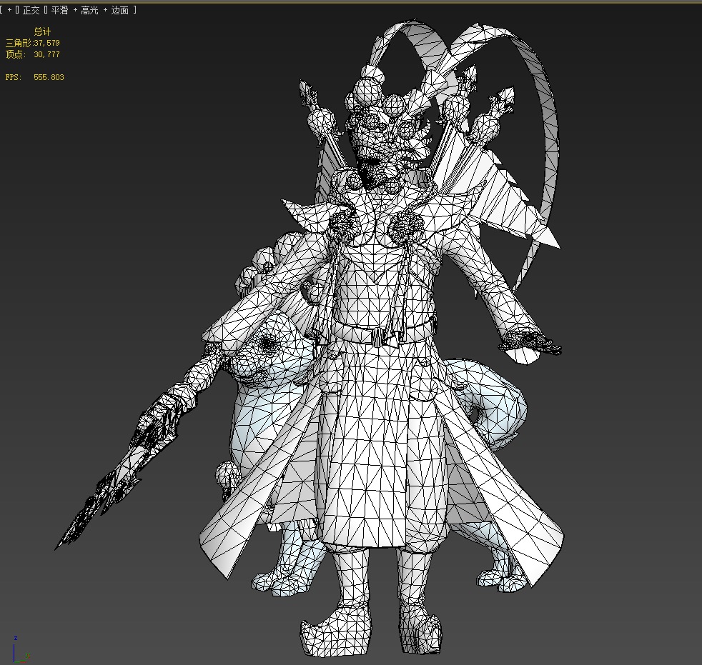 The stage actor and his dog 3D model_15