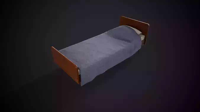 Retro single bed