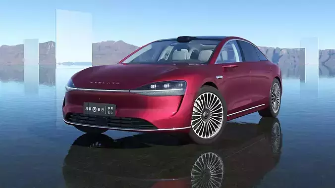 2024 Huawei HIMA STELATO S9 with interior  3D model
