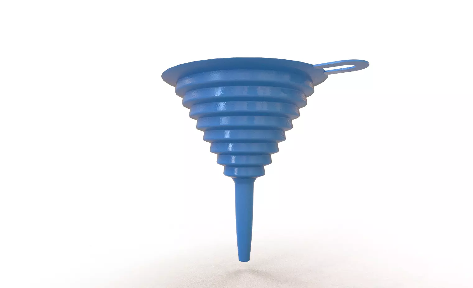 Funel 10 Low-poly 3D model_0