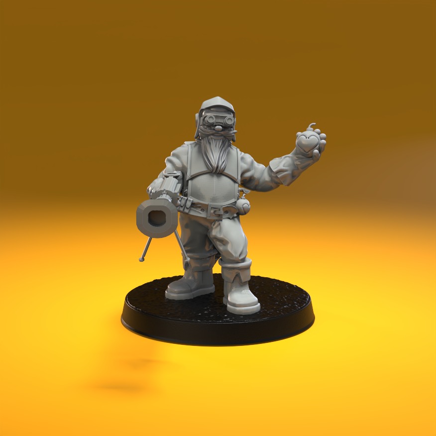 MerryFoot Militia Army Pack 3D print model_15