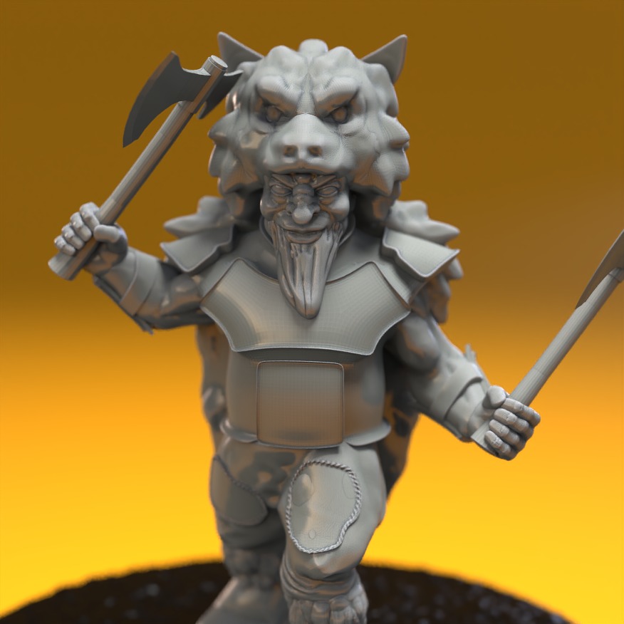 MerryFoot Militia Army Pack 3D print model_22