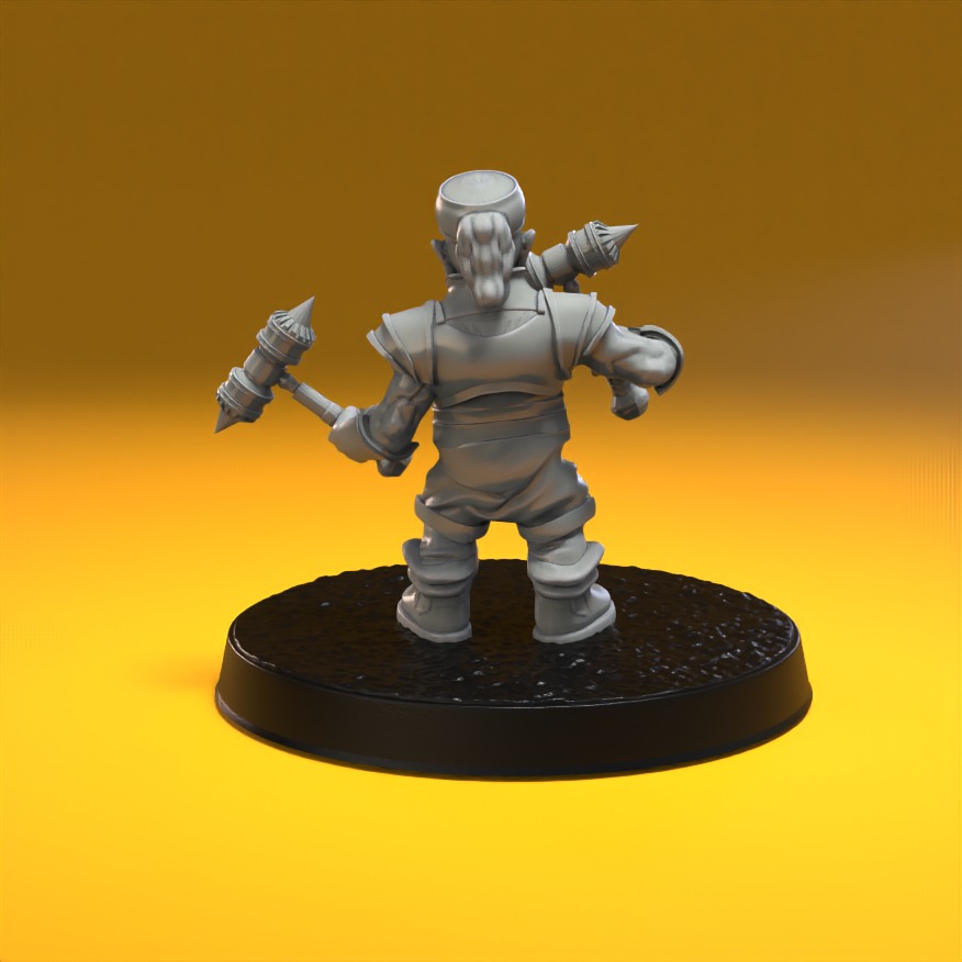 MerryFoot Militia Army Pack 3D print model_20
