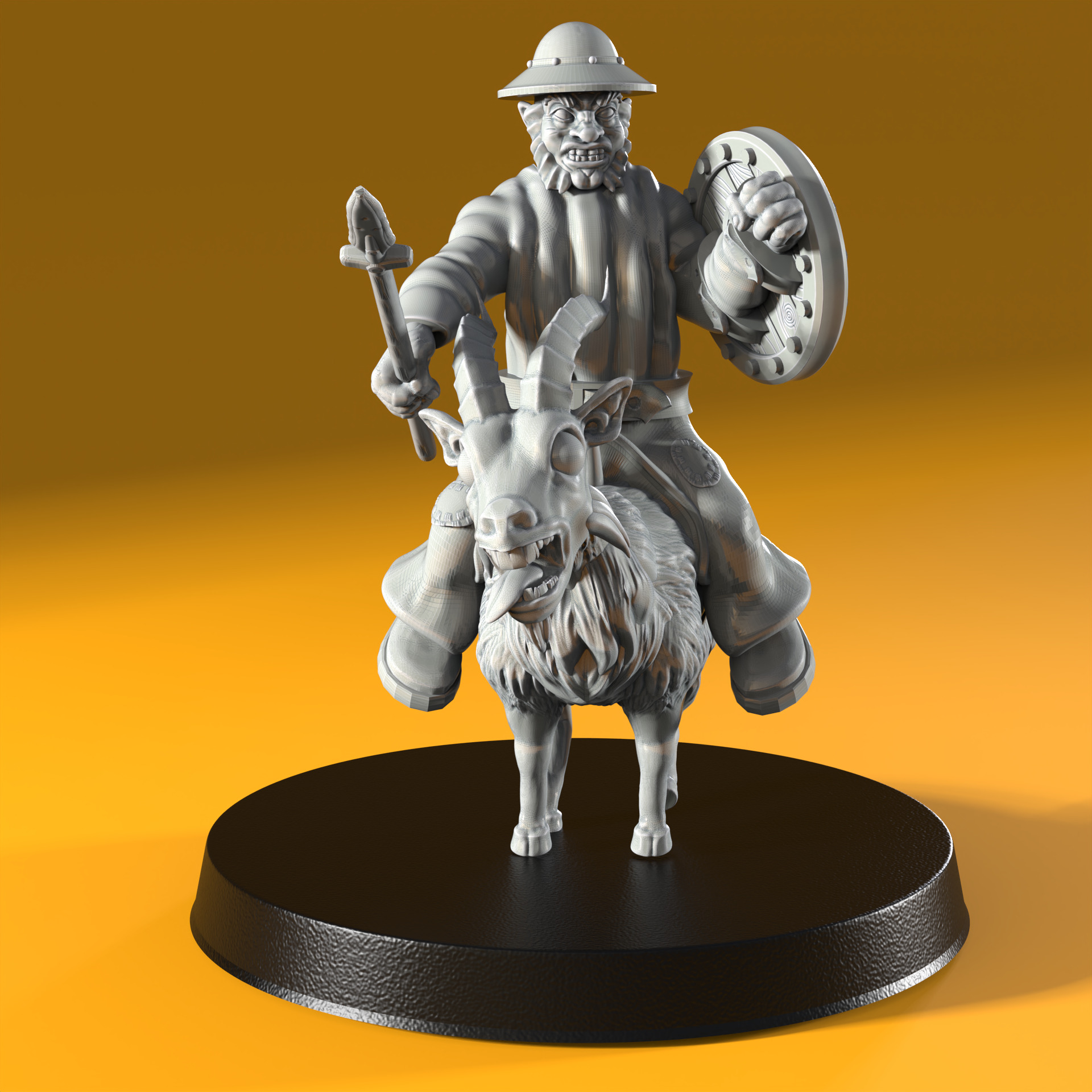 MerryFoot Militia Army Pack 3D print model_4