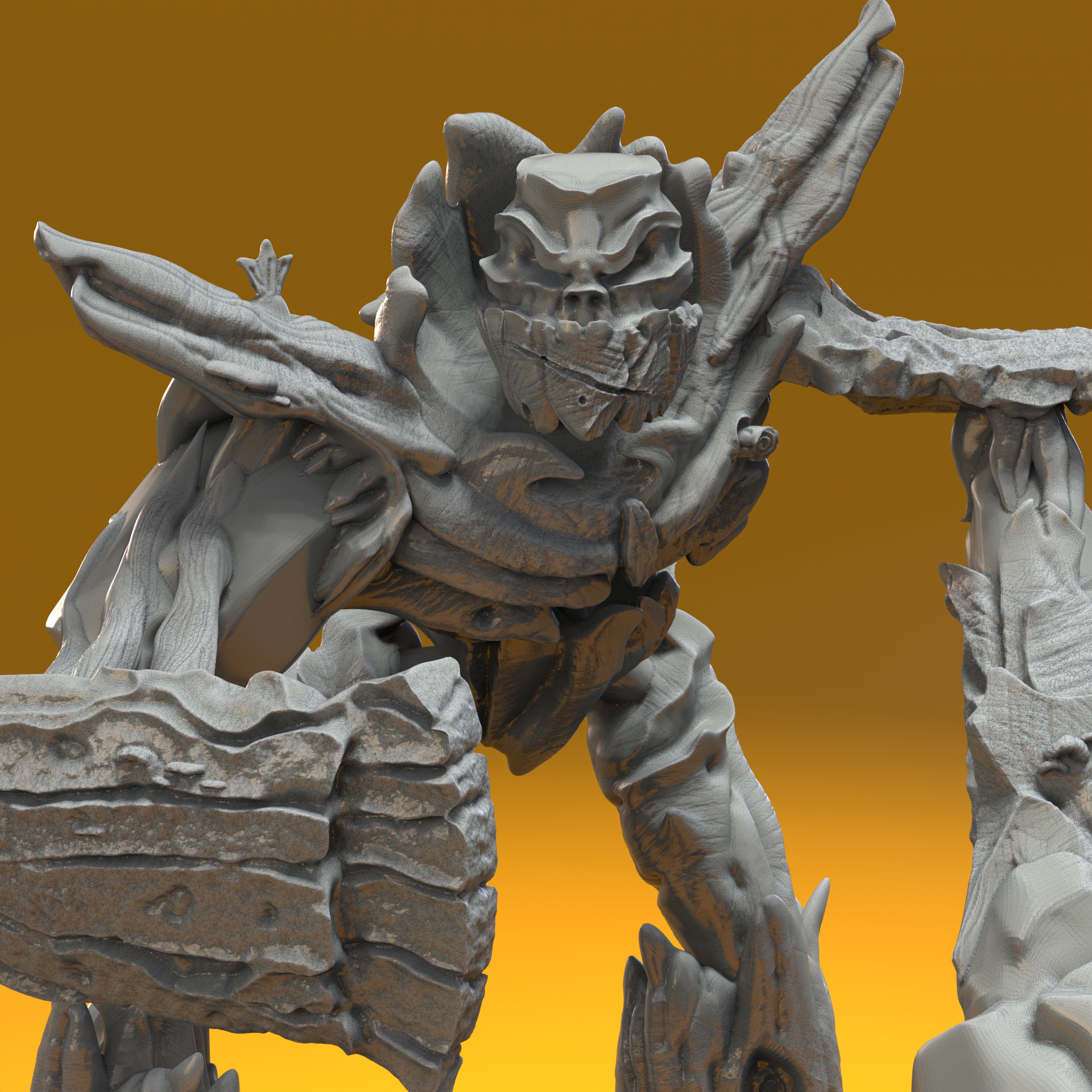 MerryFoot Militia Army Pack 3D print model_9