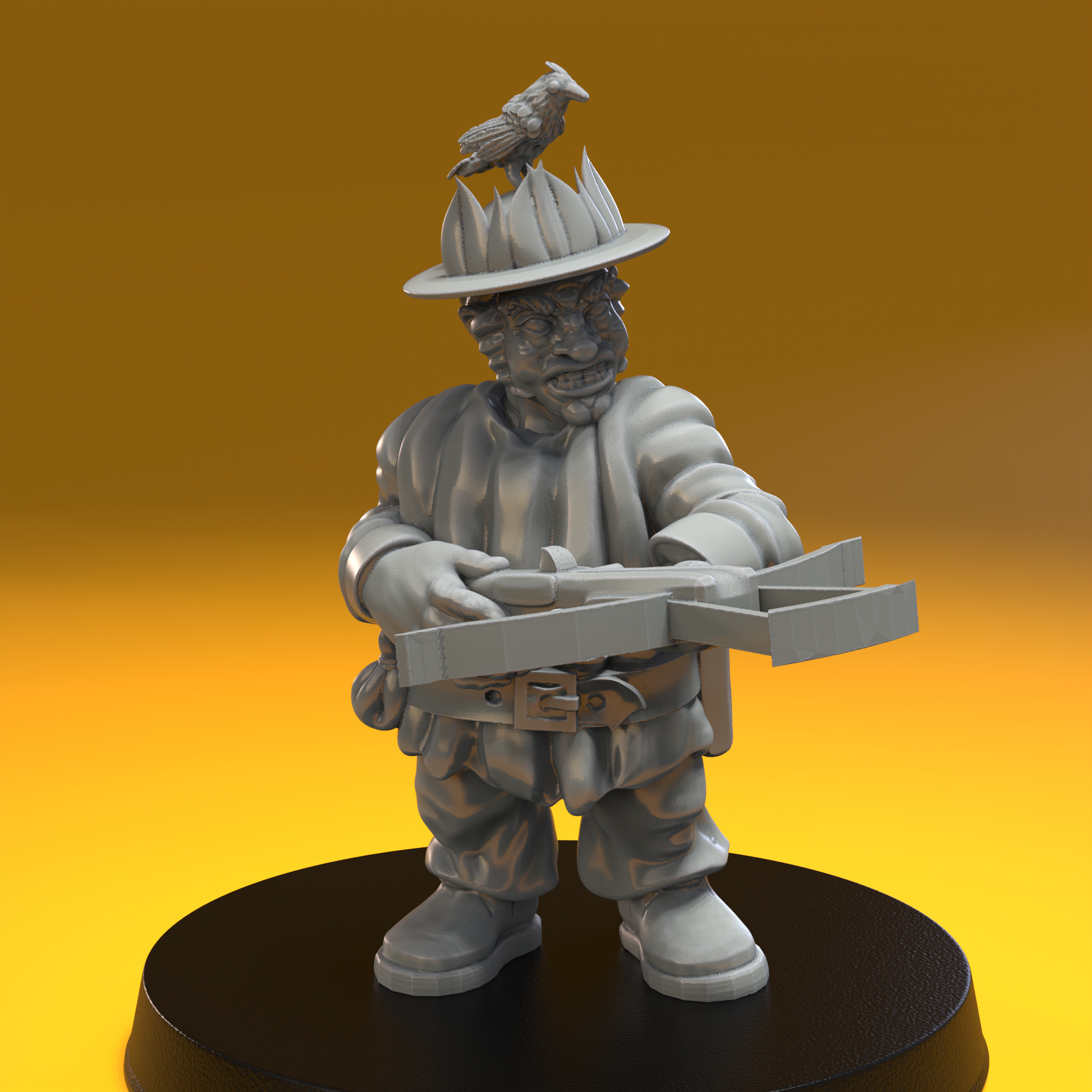 MerryFoot Militia Army Pack 3D print model_6