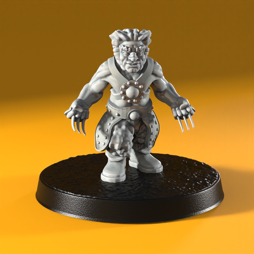 MerryFoot Militia Army Pack 3D print model_26