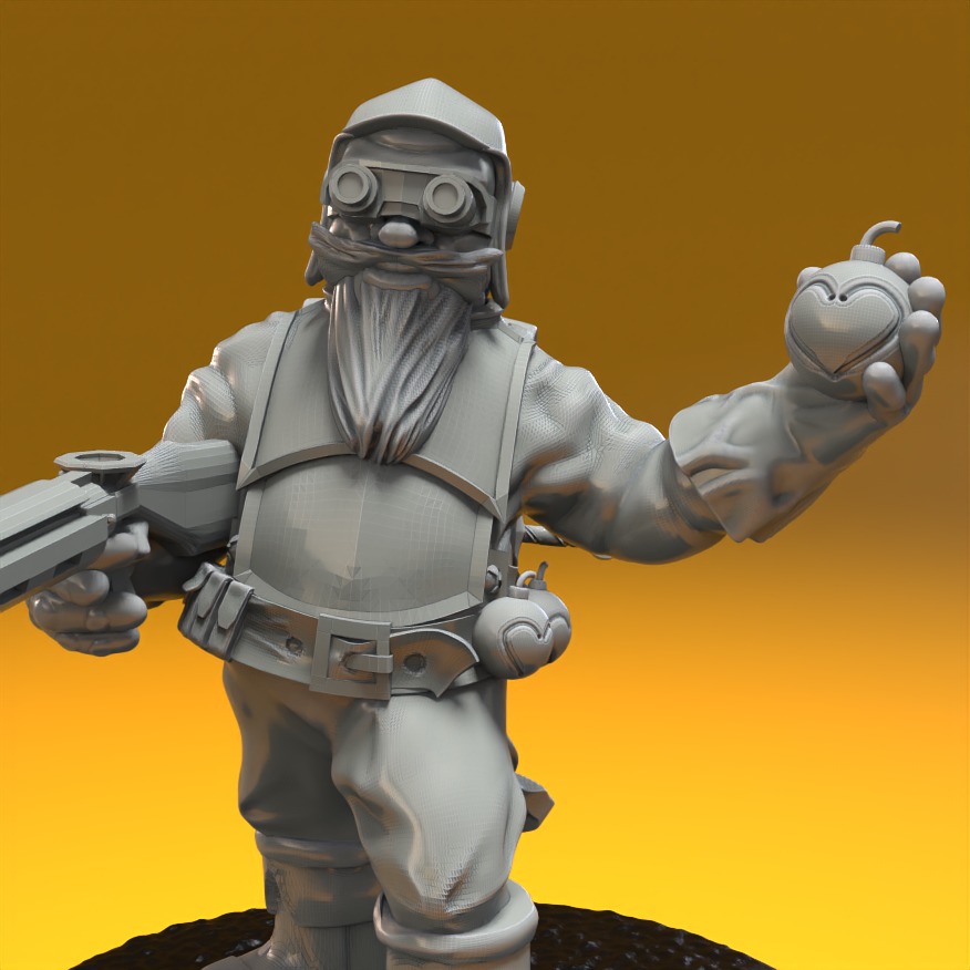MerryFoot Militia Army Pack 3D print model_17