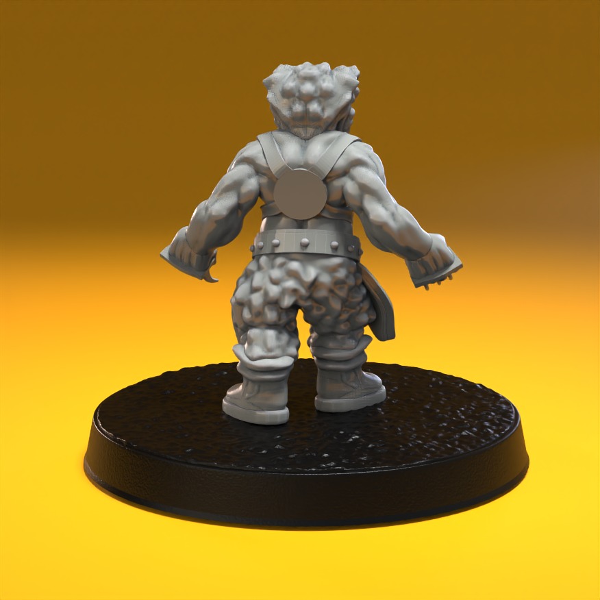 MerryFoot Militia Army Pack 3D print model_25