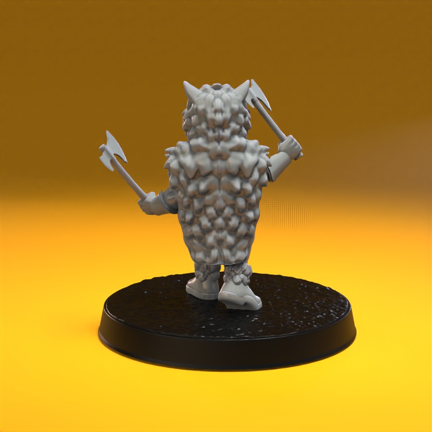MerryFoot Militia Army Pack 3D print model_23