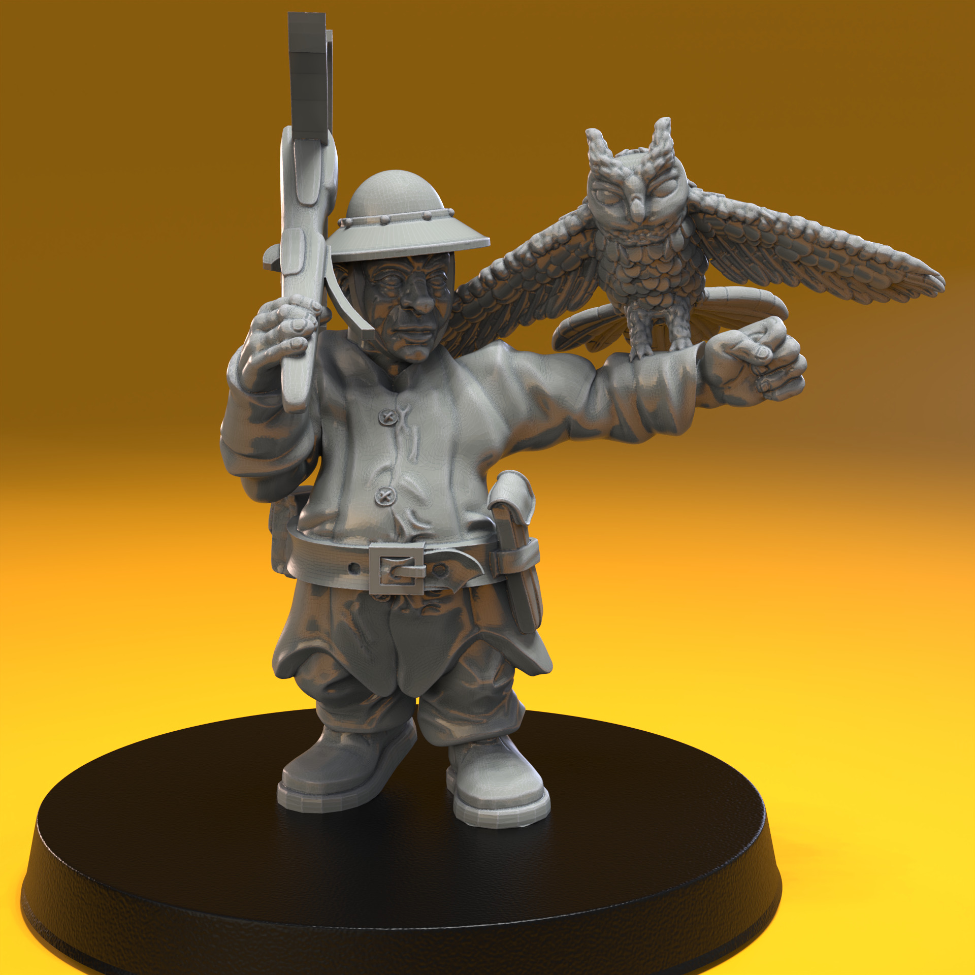 MerryFoot Militia Army Pack 3D print model_7