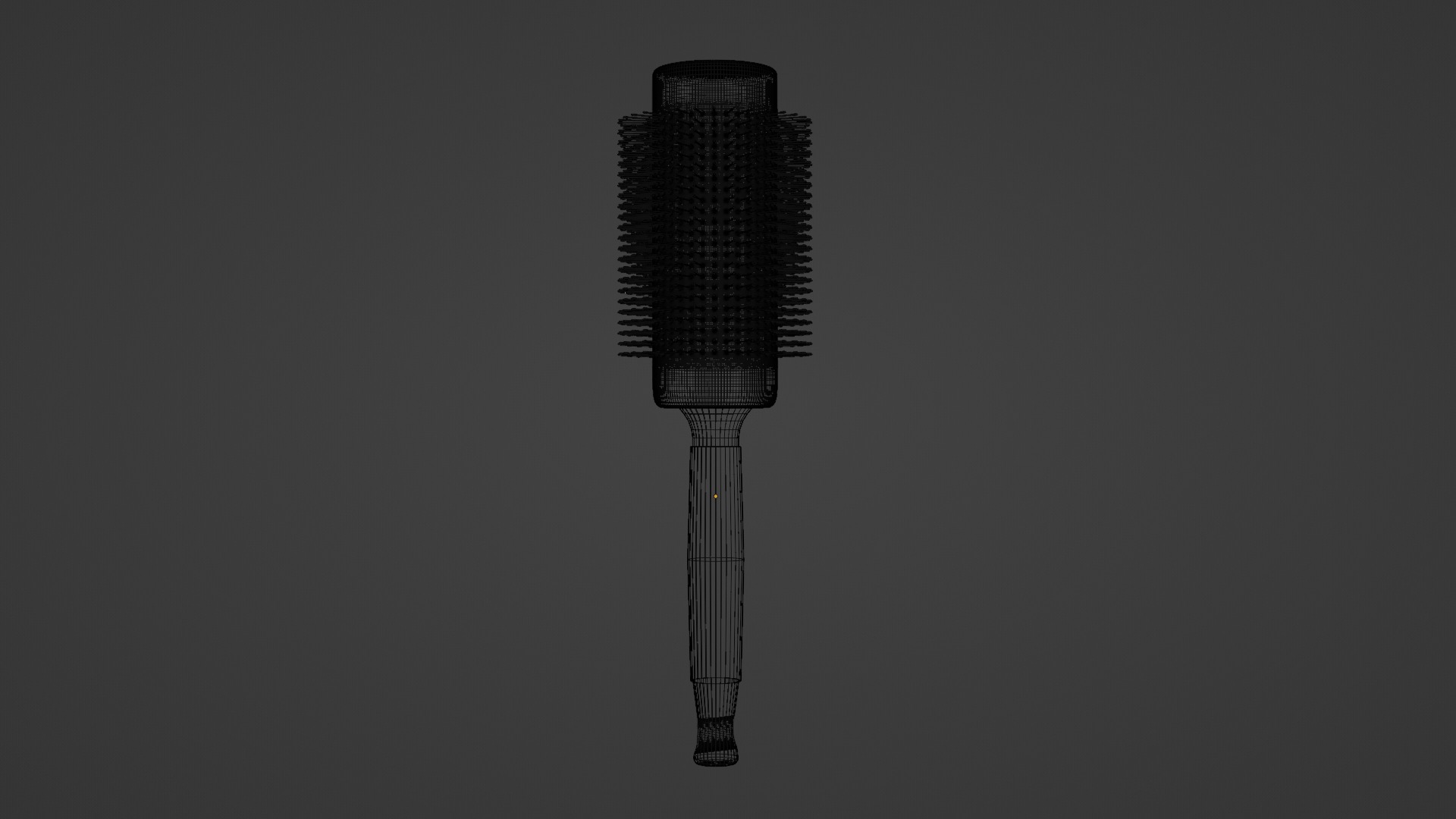 High-Poly Curling Brush 3D model_4