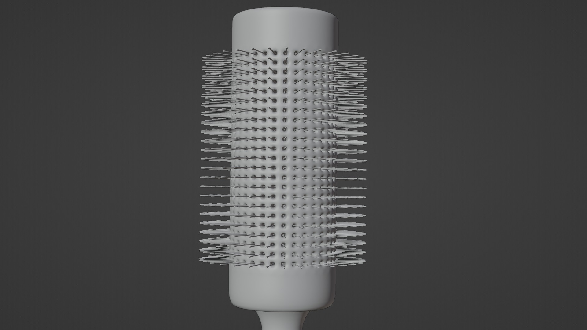 High-Poly Curling Brush 3D model_2