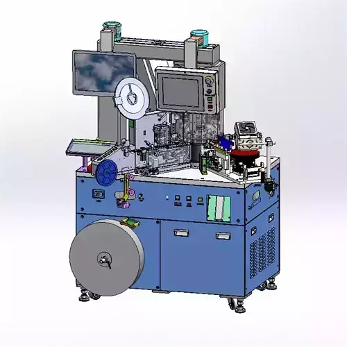 Semiconductor chip turret testing and sorting machine