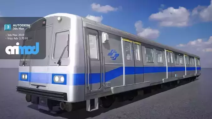TW Mrt Locomotive 001 3D model