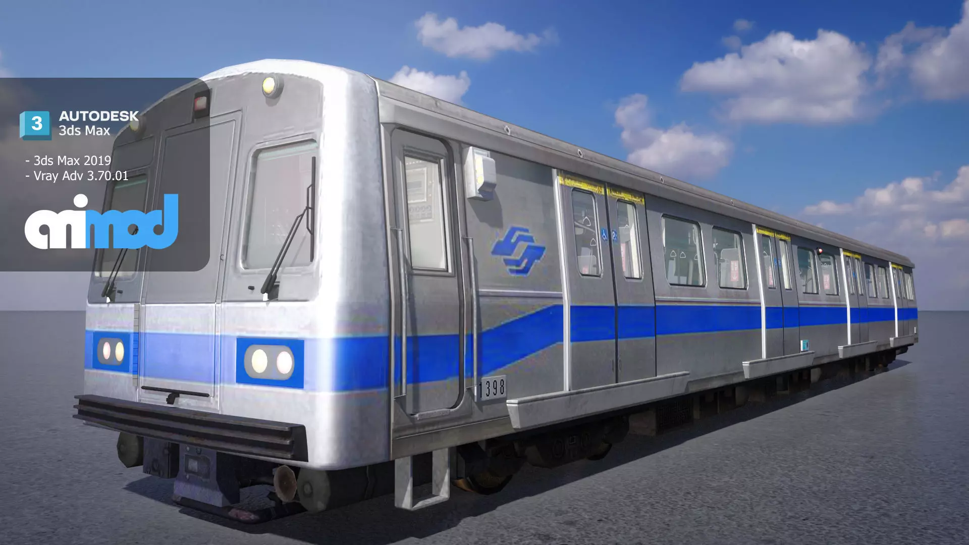 TW Mrt Locomotive 001 3D model_0