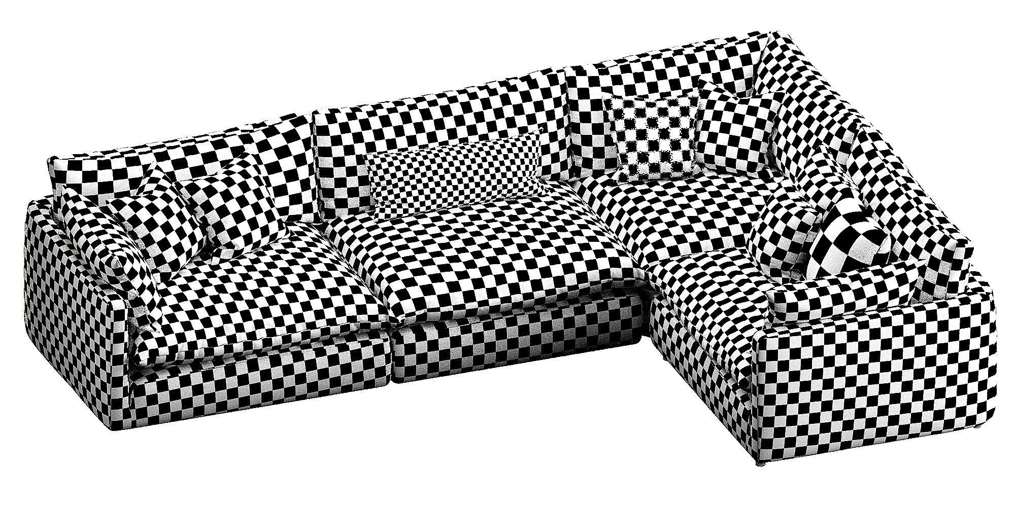 Crate and Barrel Unwind 3D model_14