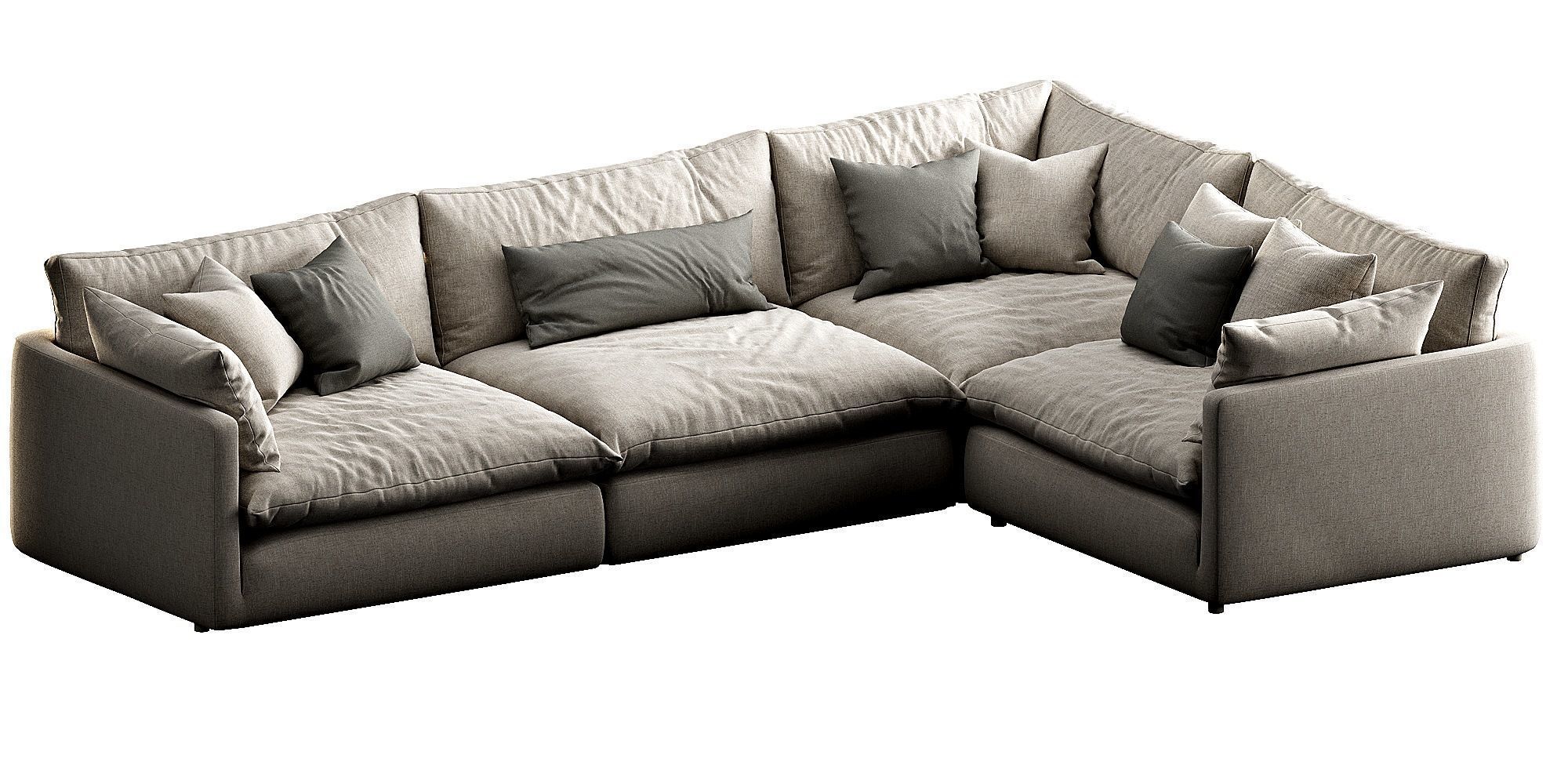 Crate and Barrel Unwind 3D model_11