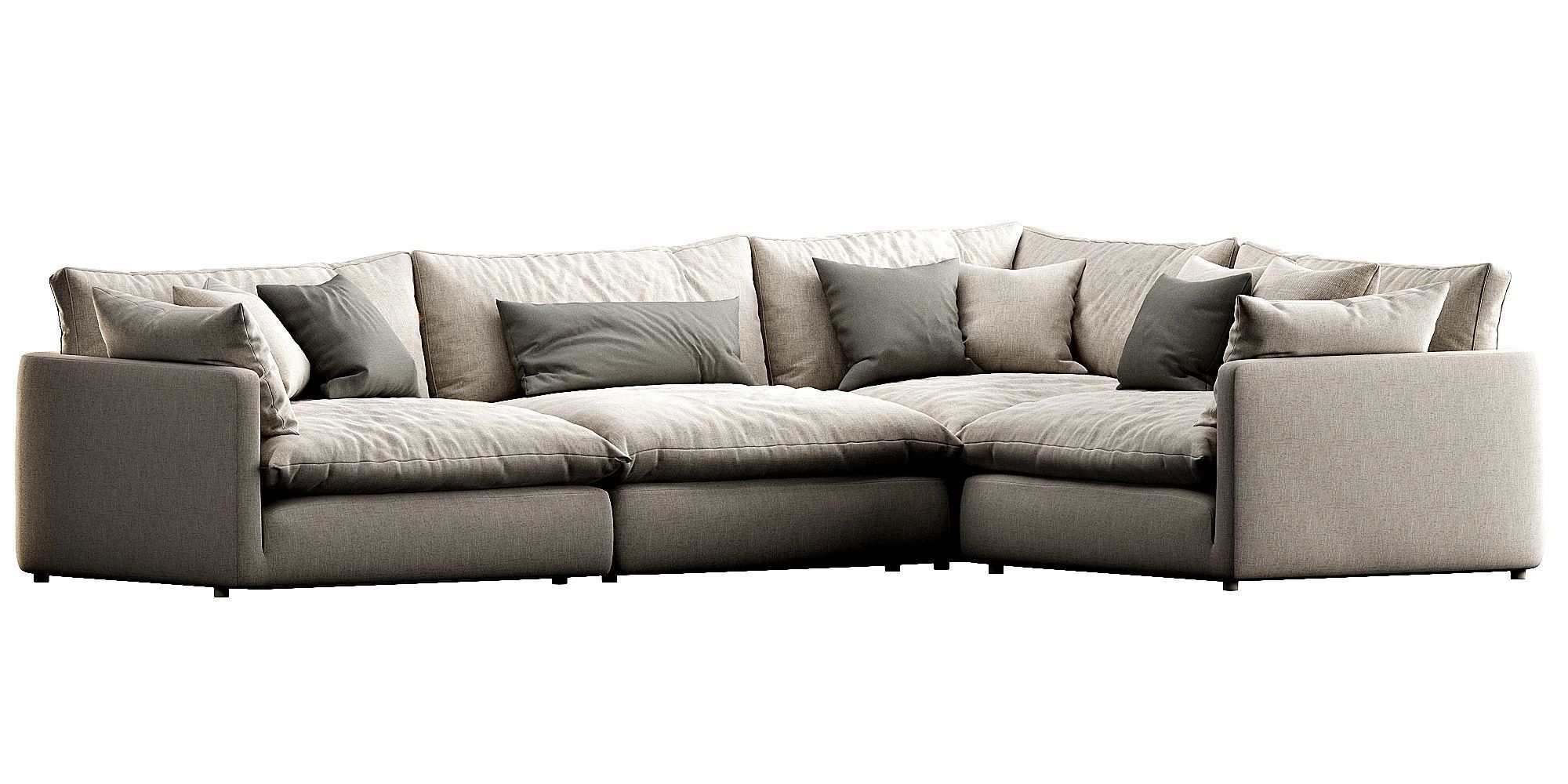 Crate and Barrel Unwind 3D model_9