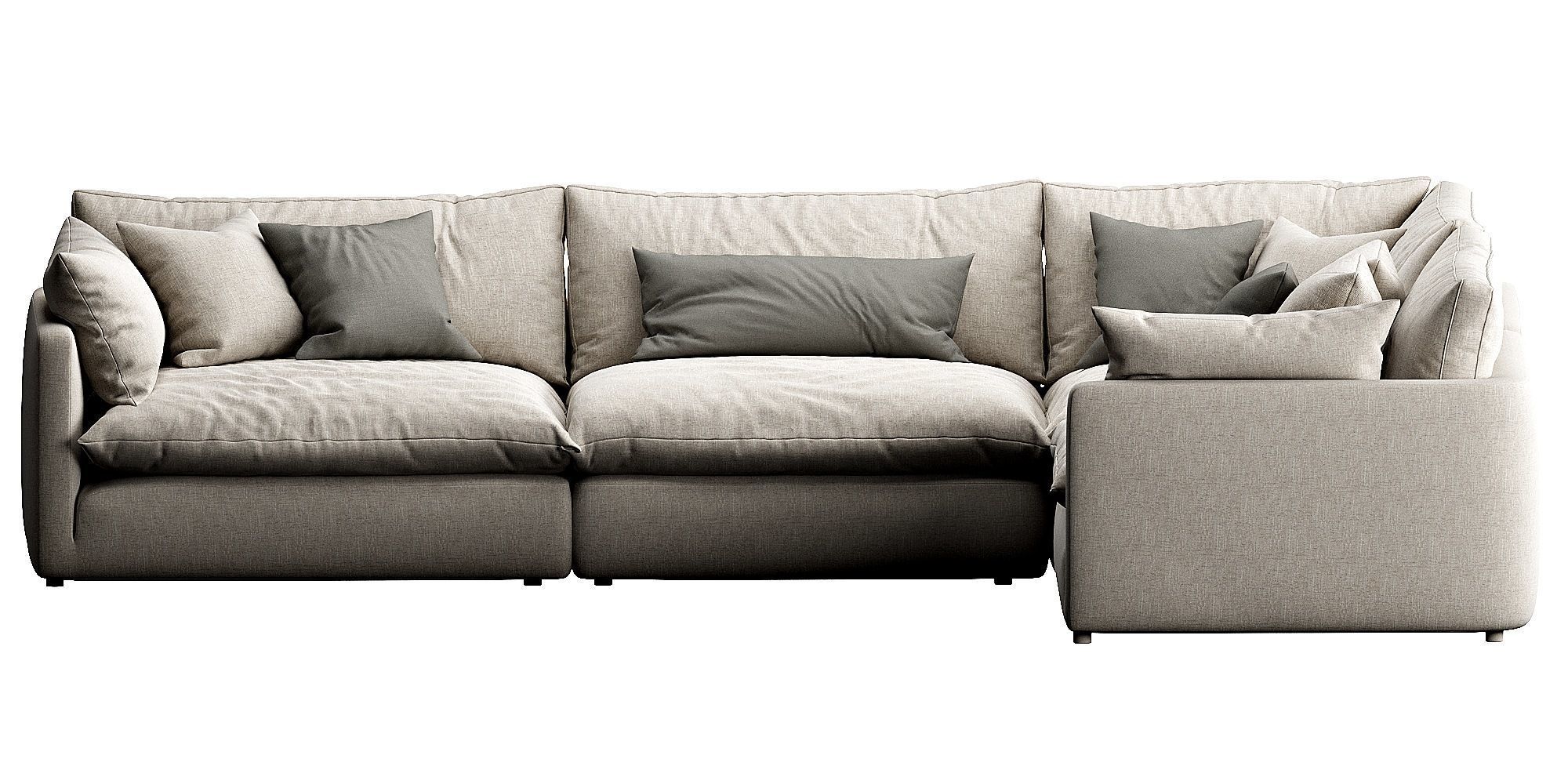 Crate and Barrel Unwind 3D model_7