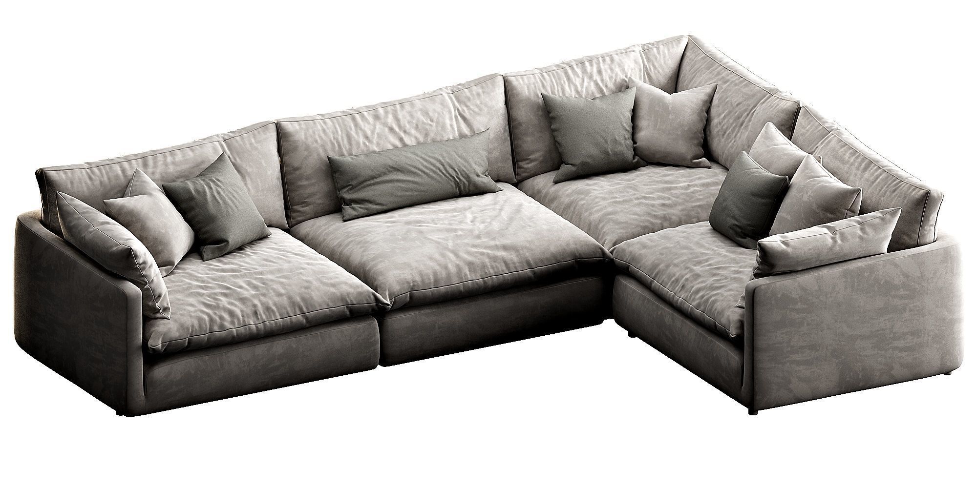 Crate and Barrel Unwind 3D model_12