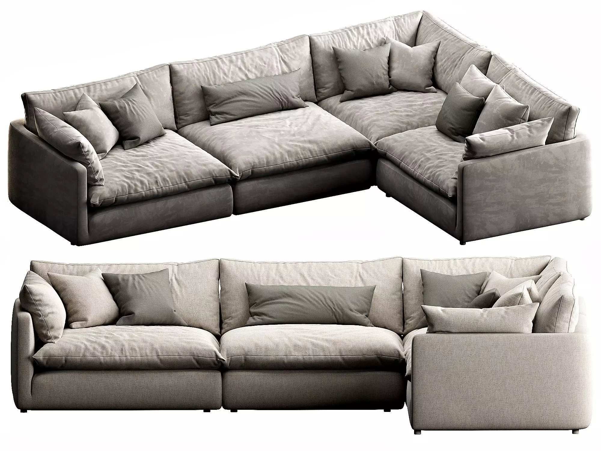 Crate and Barrel Unwind 3D model_0