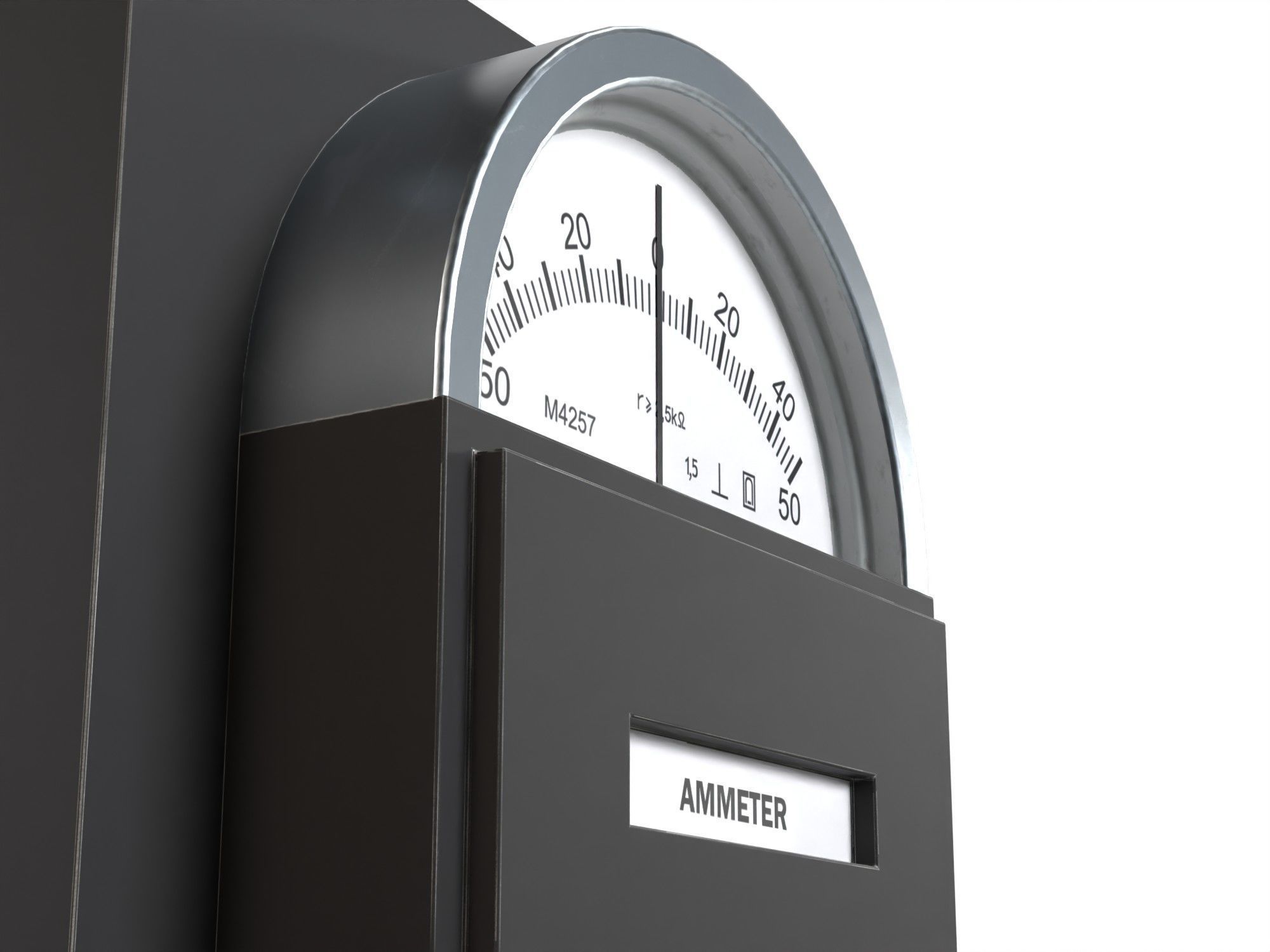 Ammeter 3D model_4