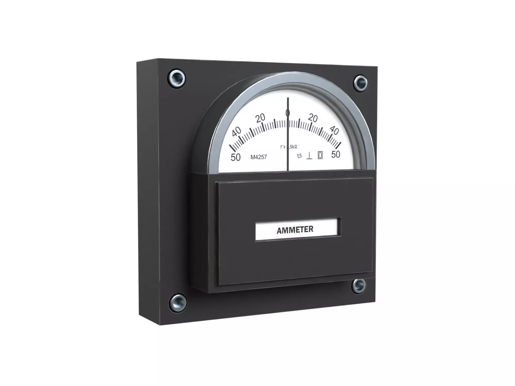 Ammeter 3D model_0