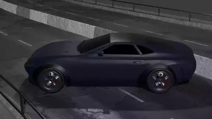 car with big highway 