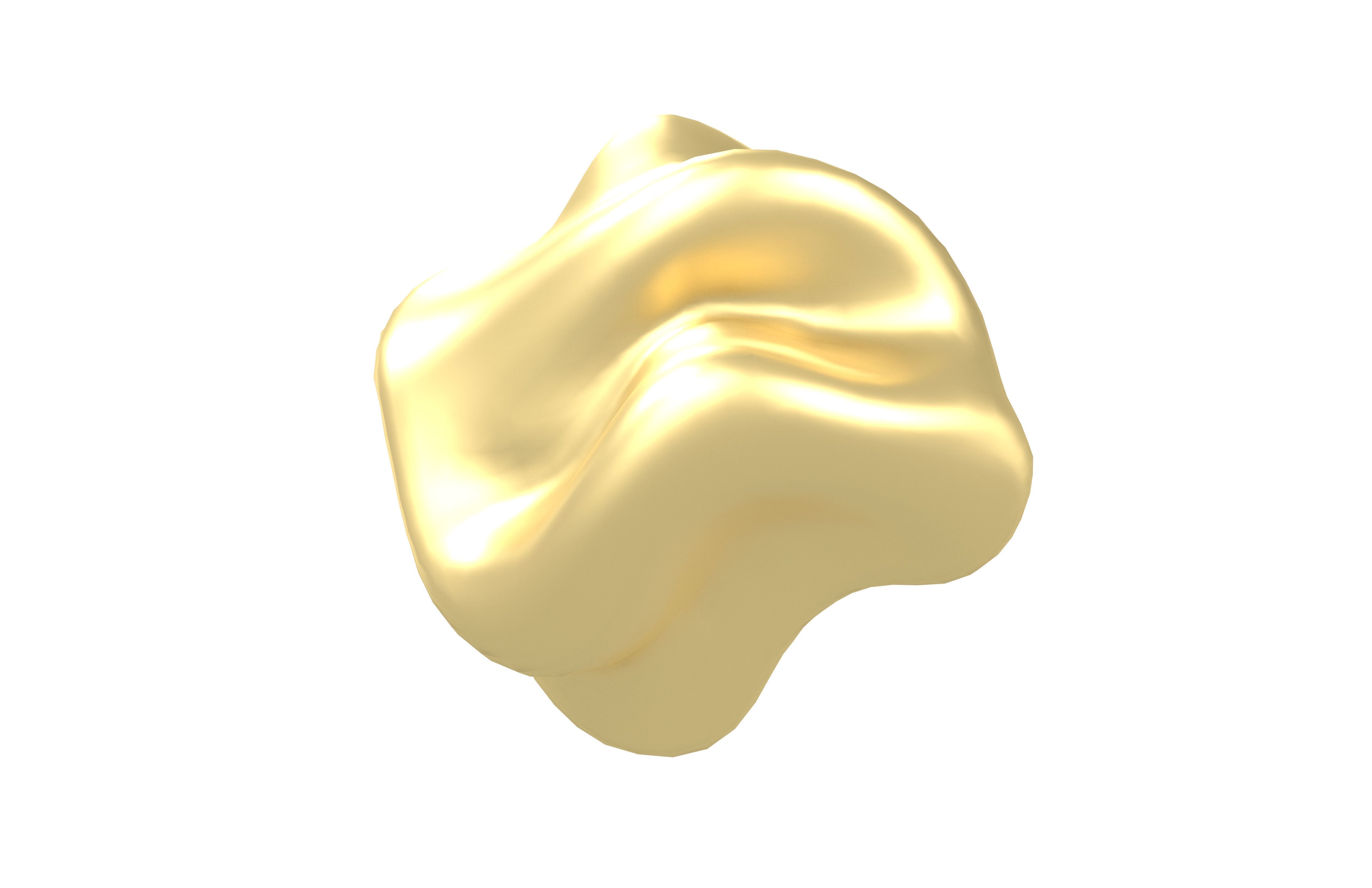 Abstract Shape v16 005 Low-poly 3D model_1