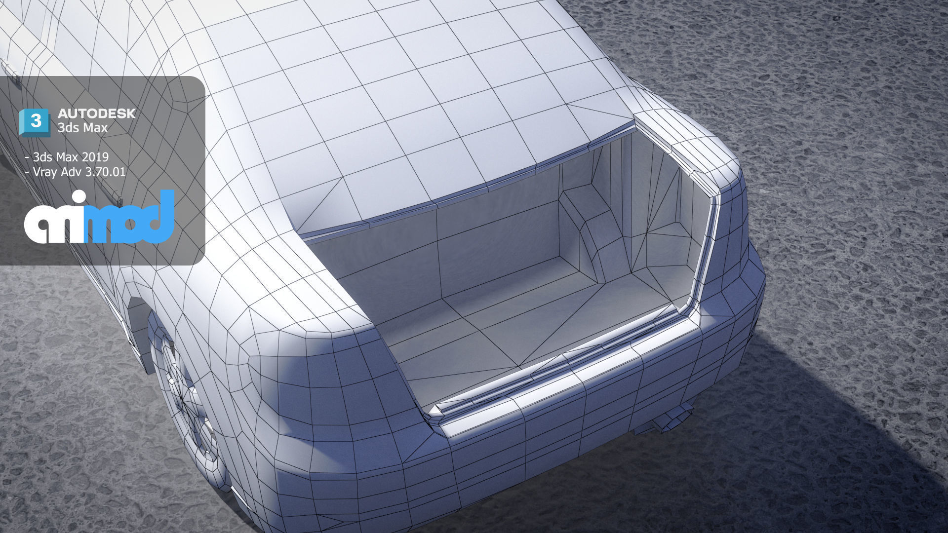 TW Police Car 001 3D model_8