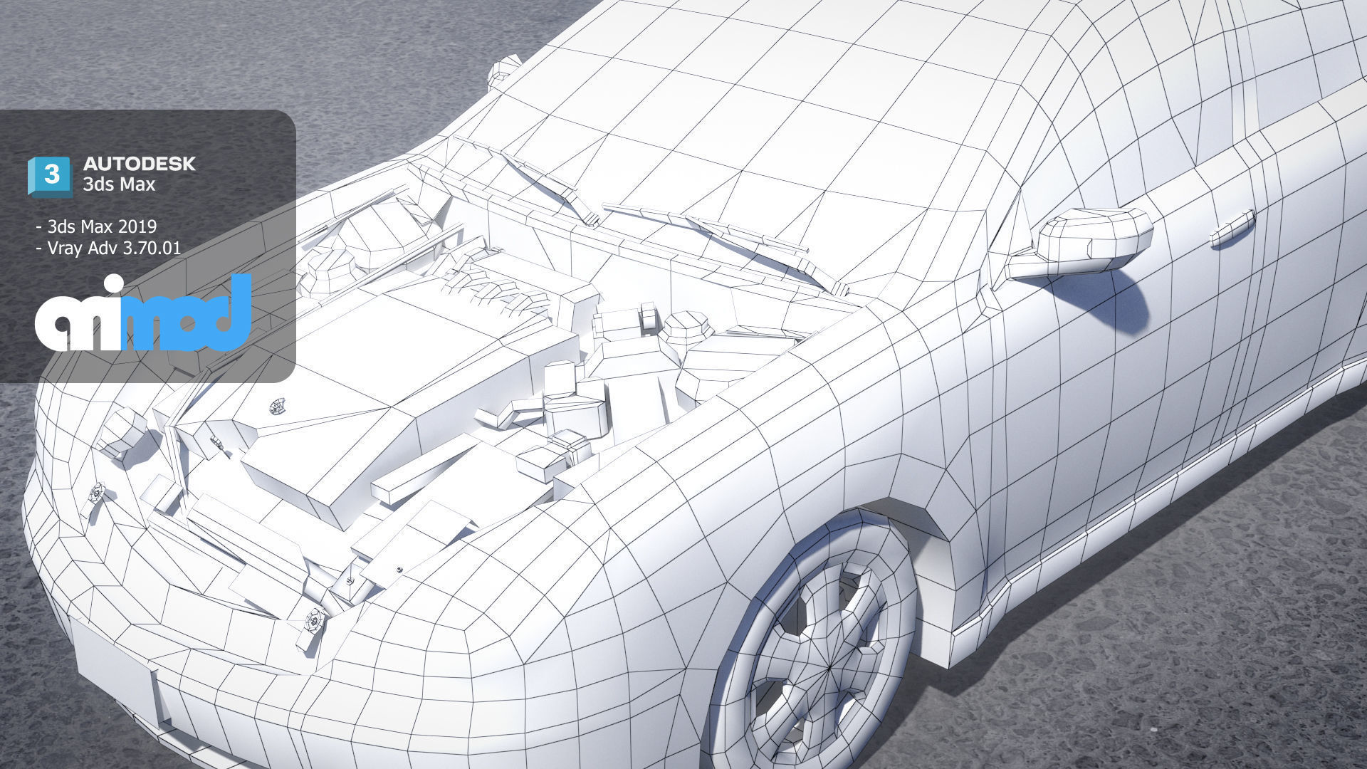 TW Police Car 001 3D model_7