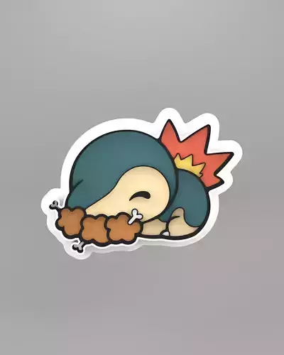 Cyndaquil Pokemon Cookie cutter 