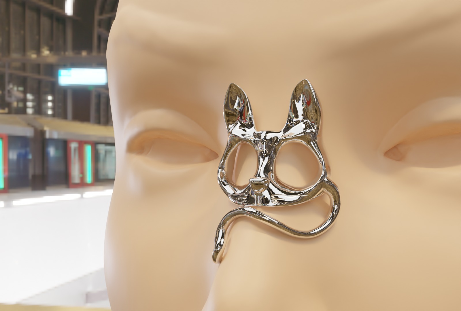 Nose cuff 3D print model_3