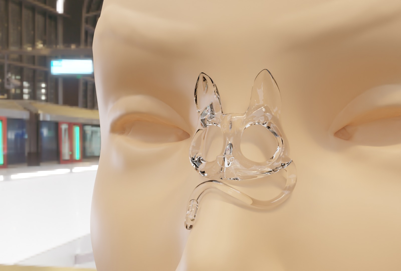 Nose cuff 3D print model_4