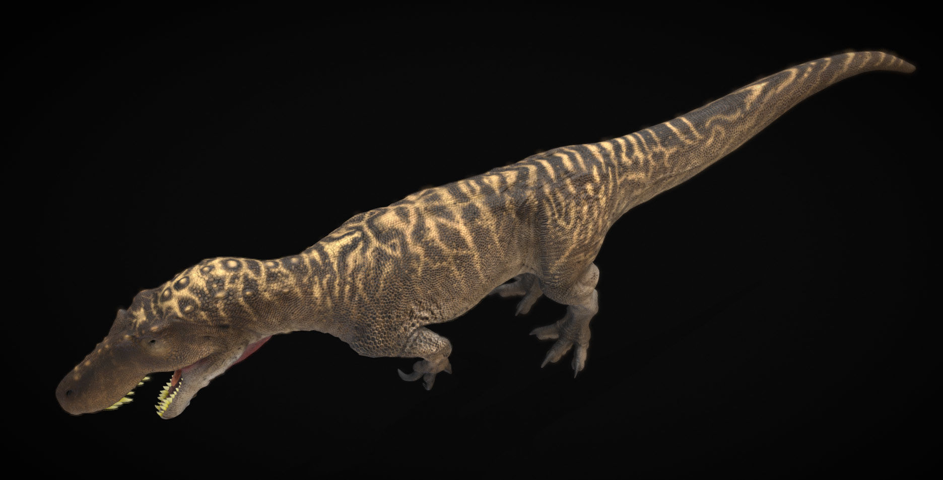 Torvosaurus Low-poly 3D model_4