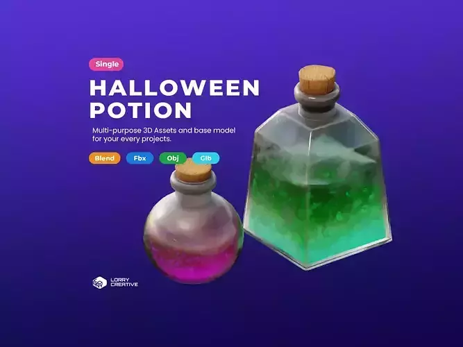 Cartoon Potion Spooky Halloween 