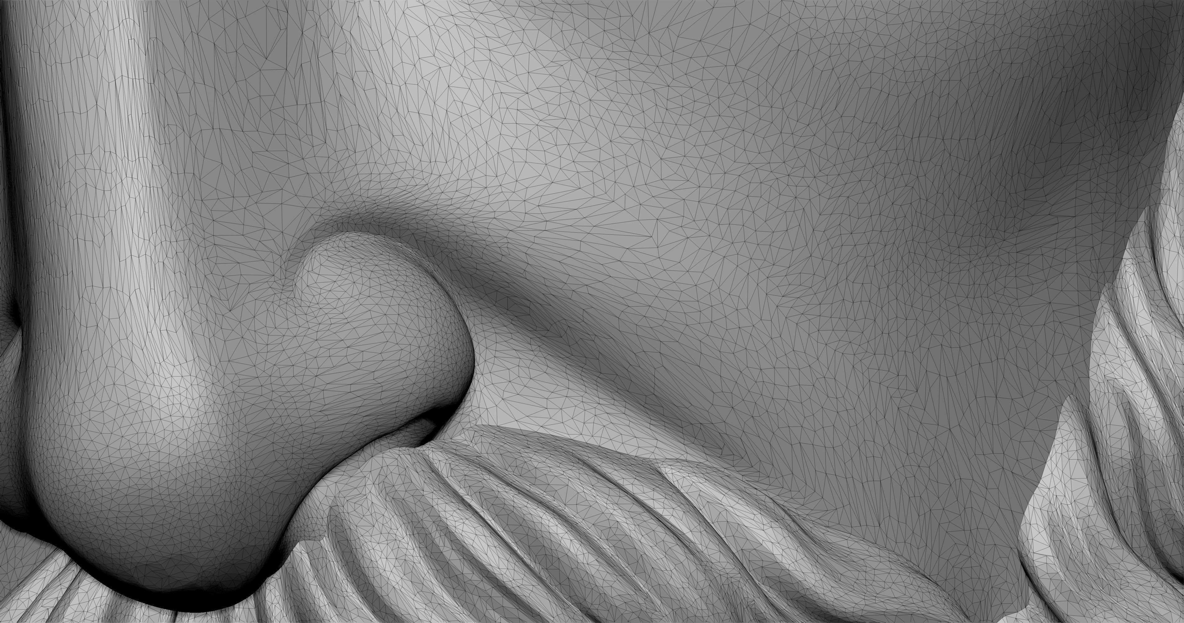 Jesus Pendant 3D print model_5