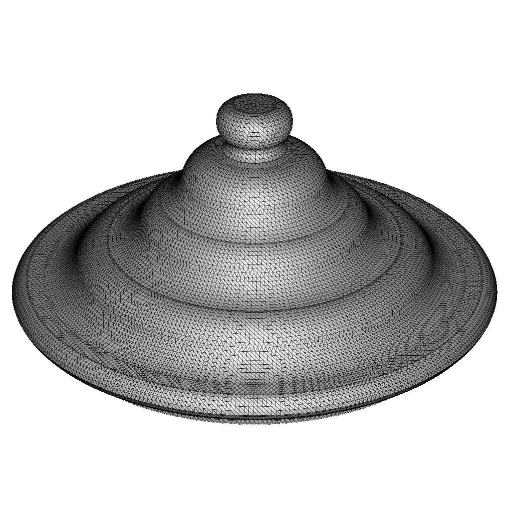 Stylish Frosted Glass Jar 3D print model_4