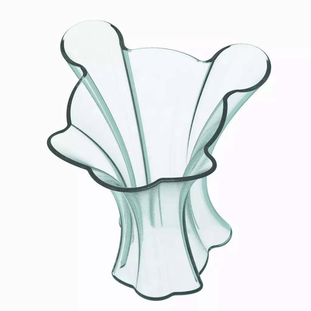 Vase Decor Stylish Mouse Face 3D print model_0