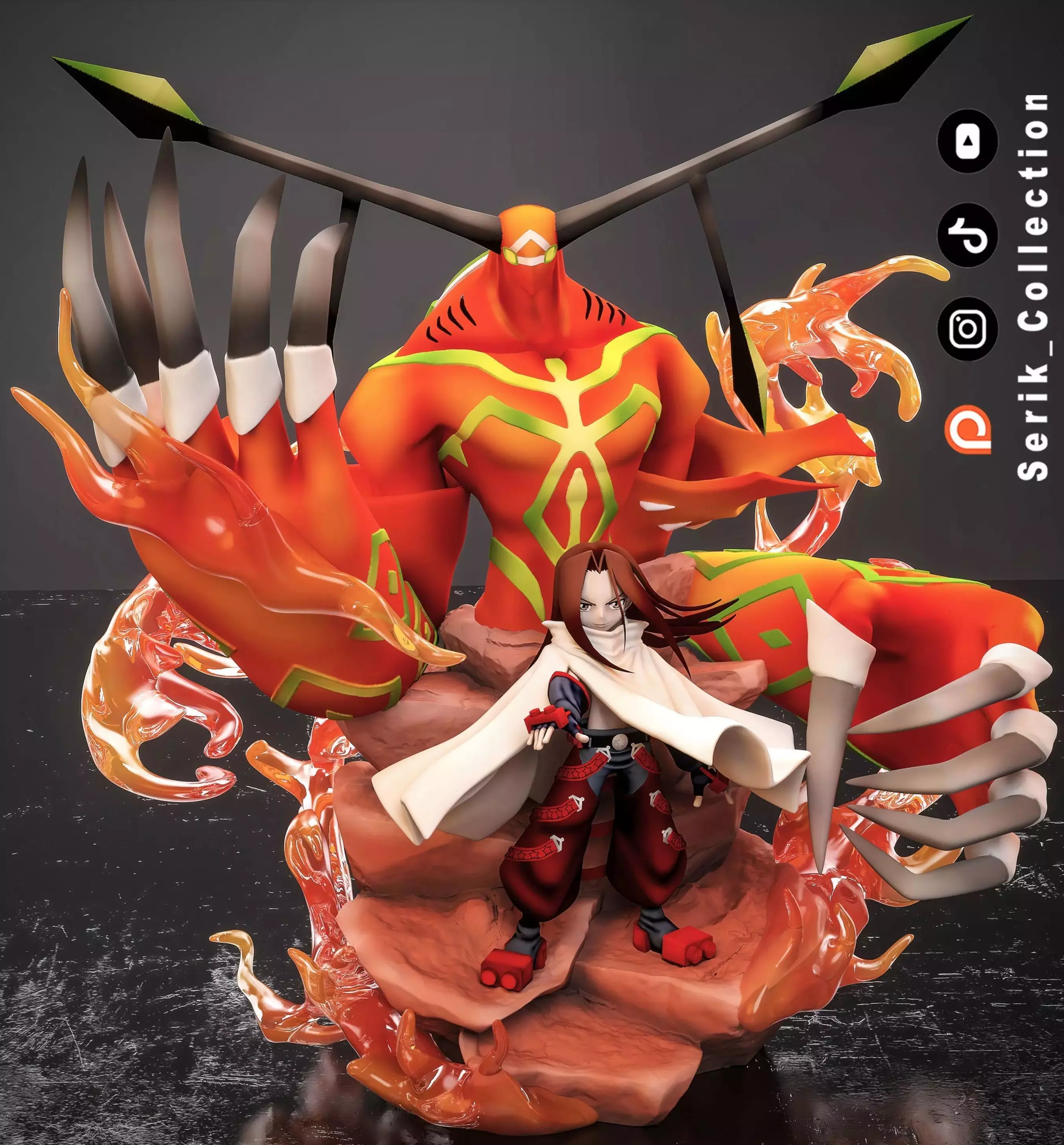HAO ASAKURA - SHAMAN KING 3D print model
