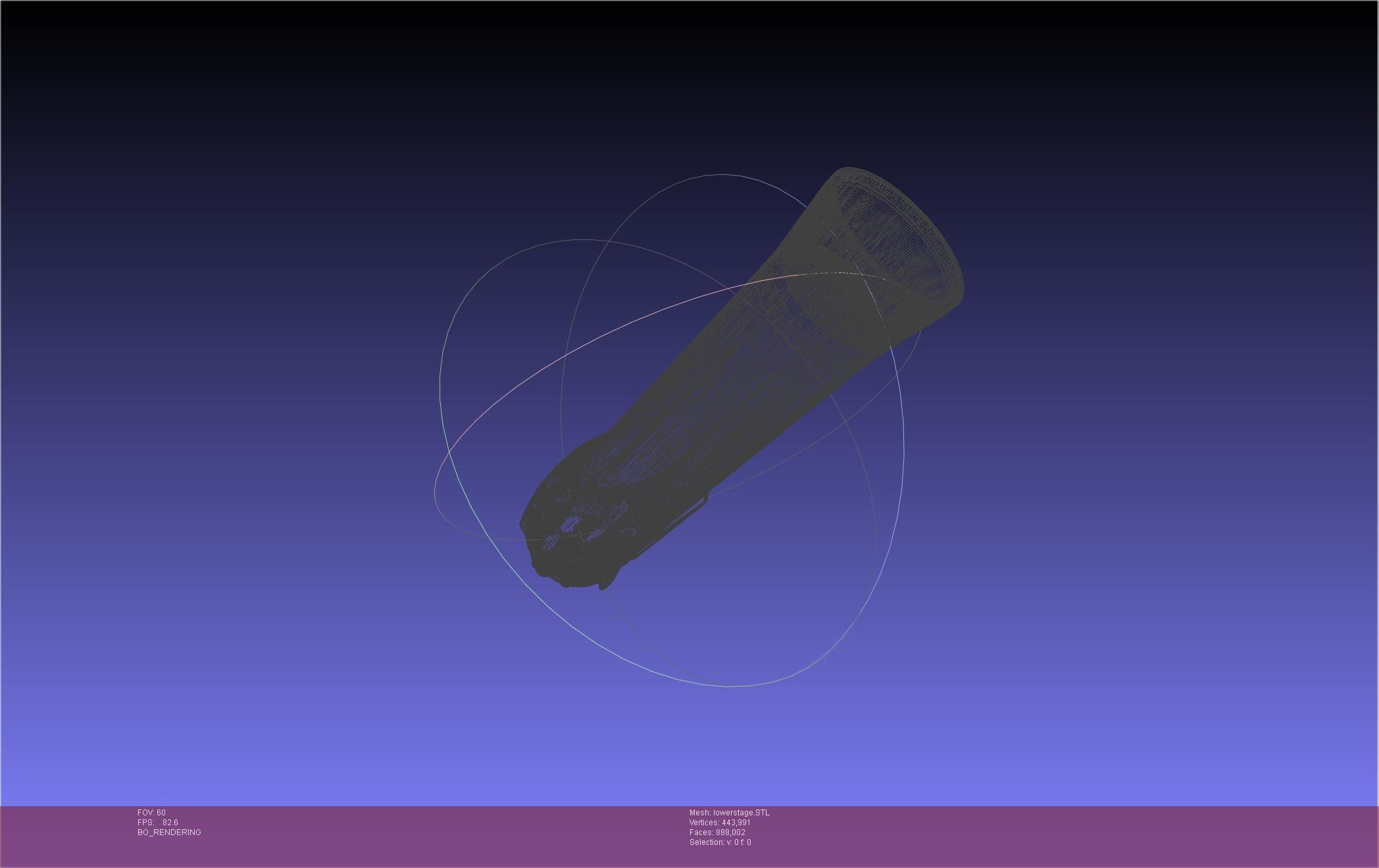 Stoke Space Nova Rocket Miniature 3D print model_70