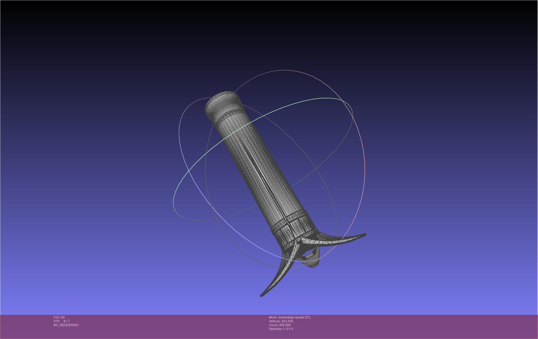 Stoke Space Nova Rocket Miniature 3D print model_60